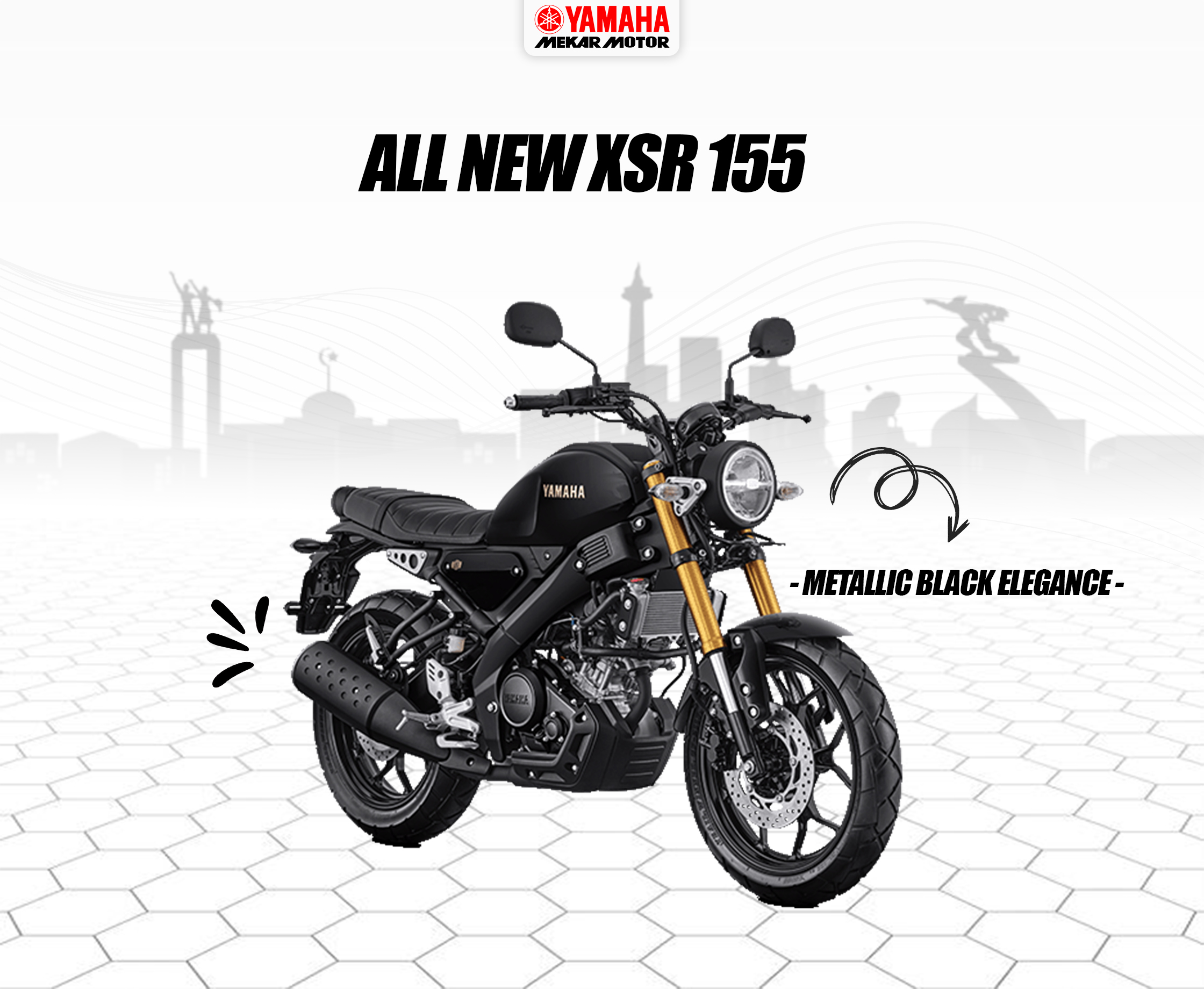 Metallic Black Elegance